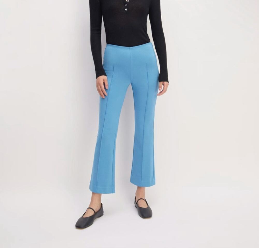 Everlane The Dream Kick Flare Pants Heritage Blue